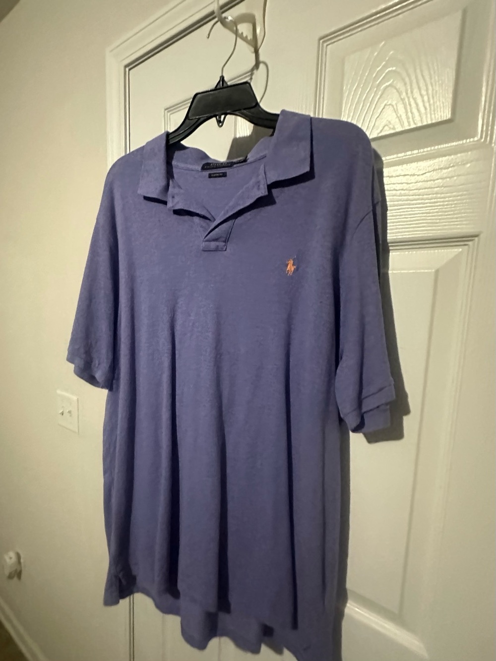 Polo by Ralph Lauren Lavender Short-Sleeve Polo with Embroidered Pony
